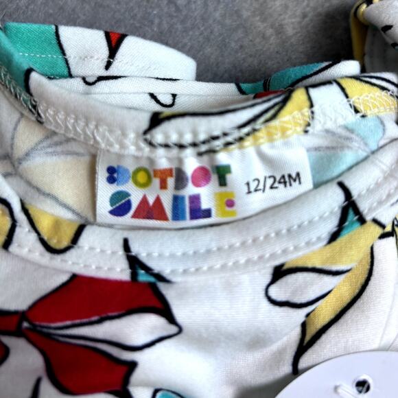 Dot Dot Smile Bow Tank Sleeve Twirl Party Dance Holiday Dress 12/24 Month NEW - Picture 2 of 4